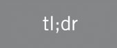 tl;dr